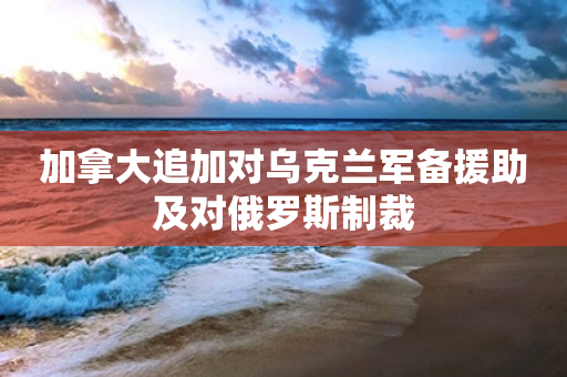 加拿大追加对乌克兰军备援助及对俄罗斯制裁