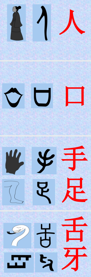 象形字(80个常见象形文字)