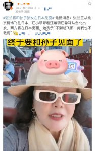 ​不容易！ 张兰和孙子孙女终于相见了 竟然要去日本