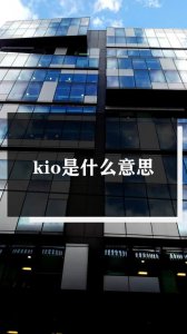 ​kio是什么意思（kio翻译）