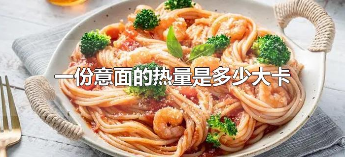 一份意面的热量是多少大卡