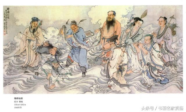 工笔画现代人物名家高清图（20世纪初杰出的工笔人物画家）(100)