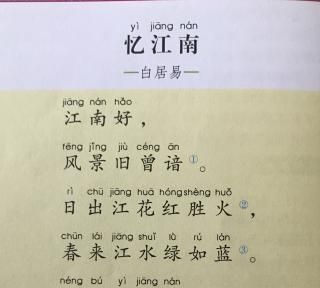 忆江南的诗意20字