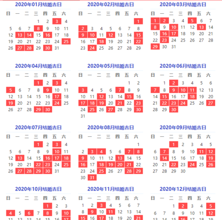 8月份黄道吉日