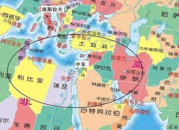 中东十六国都有哪些国家