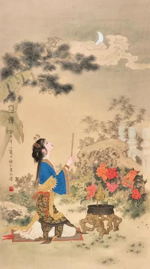 四大美女羞花，古代四大美女是谁？碧月羞花，沉鱼落雁，分别指的是谁？这比喻是怎么来的？图2