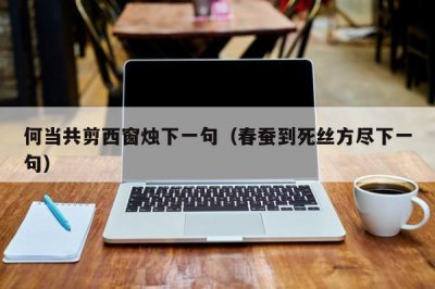 ​何当共剪西窗烛下一句（春蚕到死丝方尽下一句）