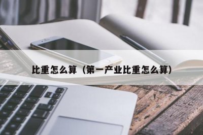 ​比重怎么算（第一产业比重怎么算）