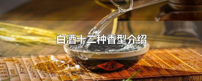 ​白酒十二种香型介绍 白酒十二种香型介绍图