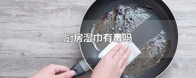 ​厨房清洁湿巾有毒吗 清风厨房湿巾好用吗