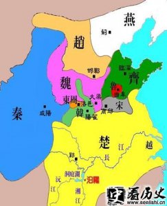 ​战国七雄地图分布详细解析