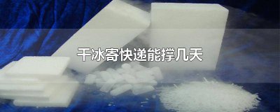 ​干冰发快递有效时间 顺丰快递干冰几天化