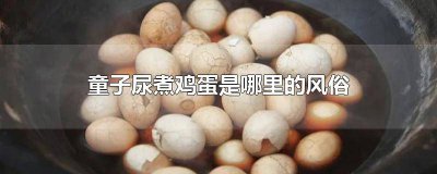 ​童子尿煮鸡蛋的功效与作用 童子尿煮鸡蛋叫啥