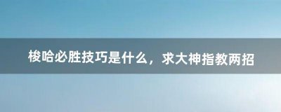 ​梭哈必胜技巧是什么，求大神指教两招（梭哈是全压还是全押)